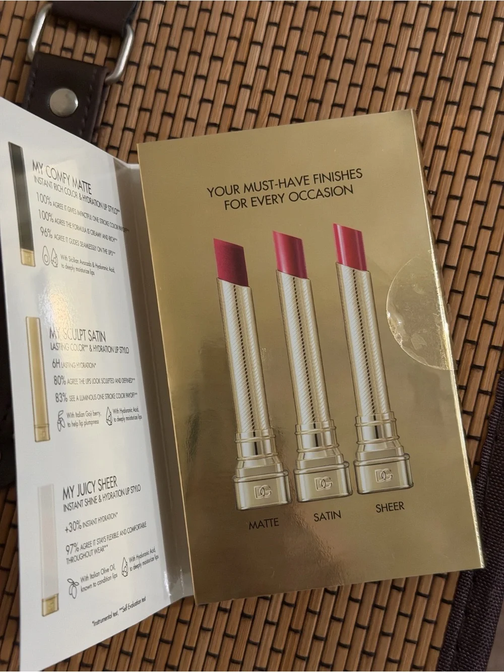 Dolce & Gabbana Lipstick Trio - My 2018 (satin, matte and sheer
